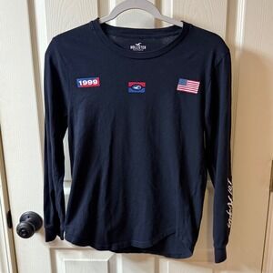 Hollister California LA Los Angeles 1999 Pro Am Long Sleeve T Shirt Mens XXS